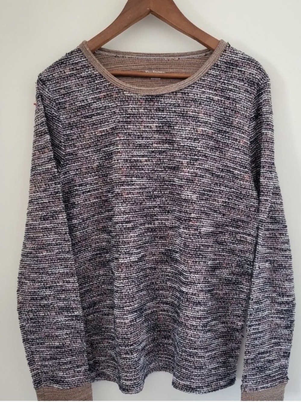 Kim Rogers Sweater Tweed-Like Style Size Medium